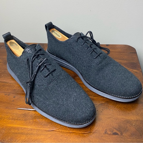 Cole Haan Charcoal Comfortable Wool Shoe size 10 - Picture 2 of 13